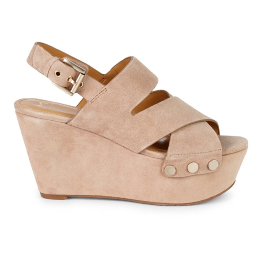 Marc Fisher LTD Bianca Suede Platform Sandal - Picture 4 of 8